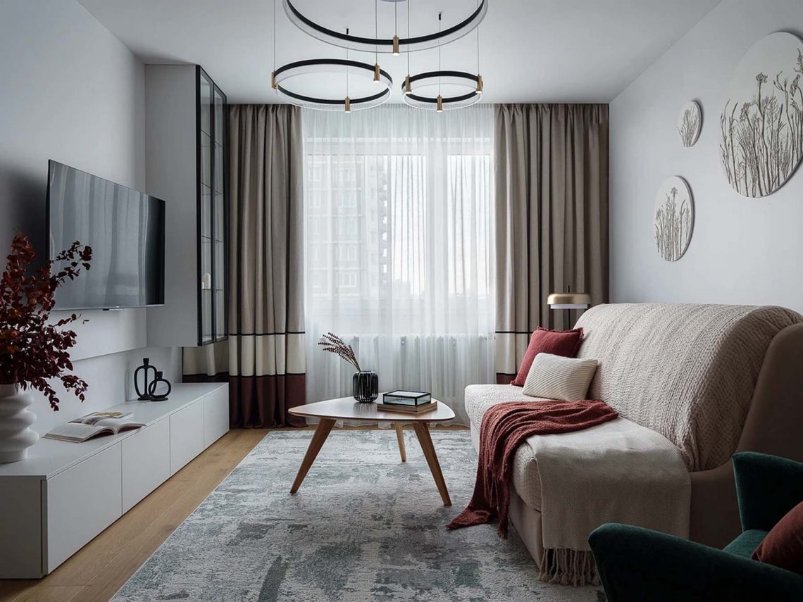 Idős házaspár 37 m2-es egyszobás otthona, lakásfelújítás után