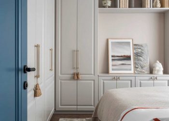 Élénk hangsúlyokkal feldobott modern klasszikus enteriőr