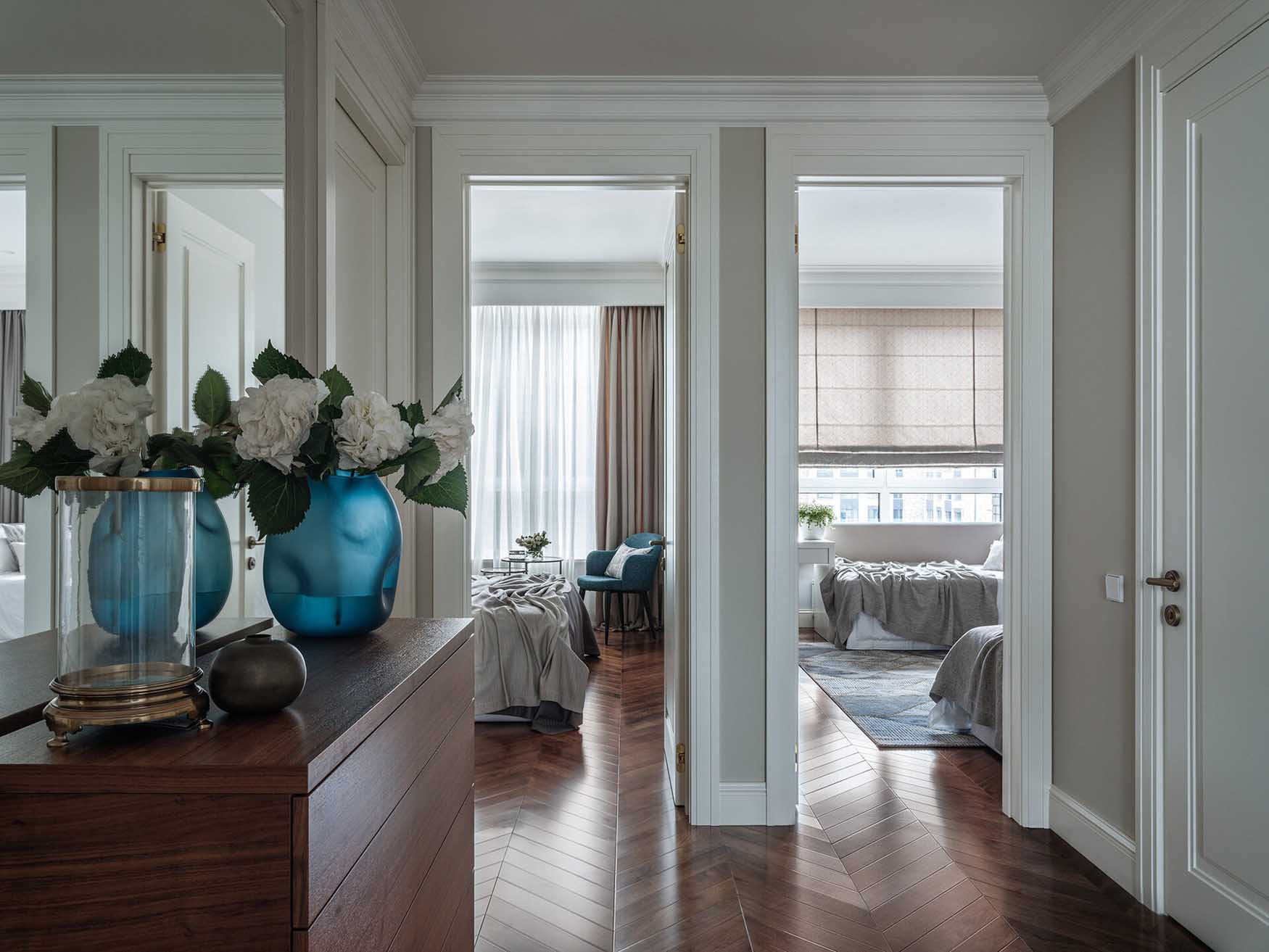 Modern klasszikus stílust választott a gyermekes család a 84 m2-es otthonában