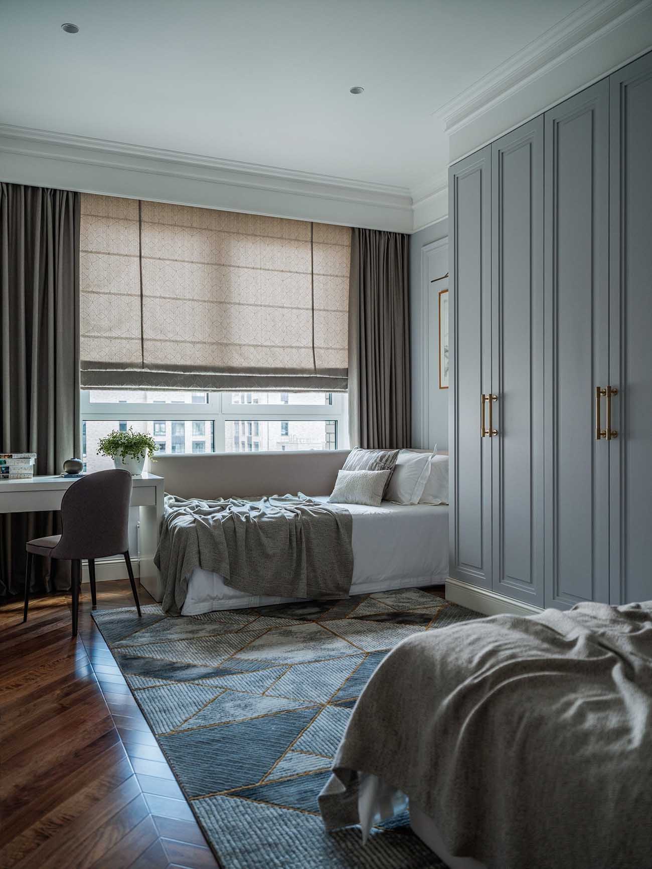 Modern klasszikus stílust választott a gyermekes család a 84 m2-es otthonában