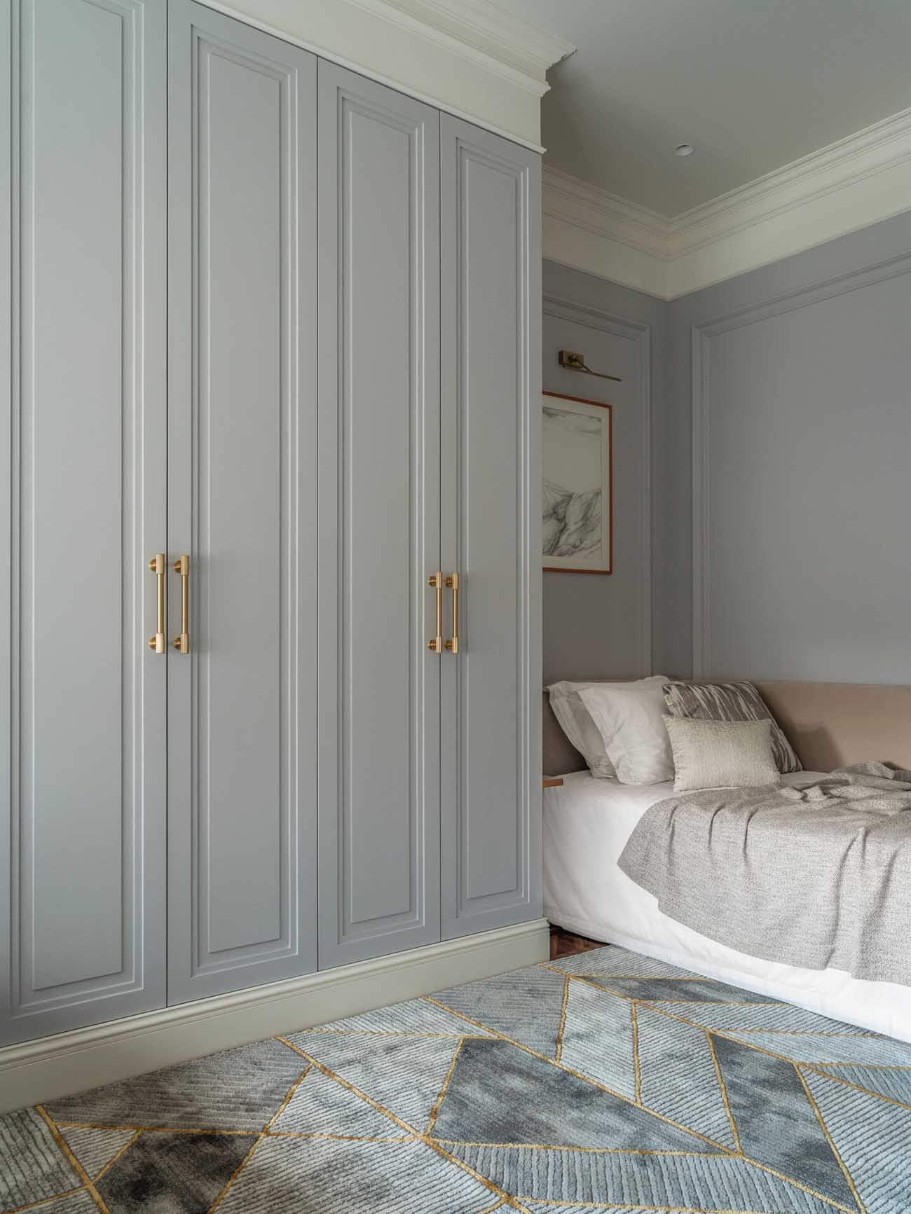 Modern klasszikus stílust választott a gyermekes család a 84 m2-es otthonában