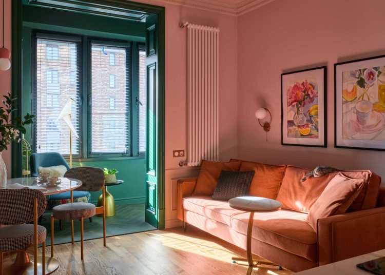 Nincsenek fehér falak - fiatal nő 46 m2-es otthona életteli enteriőrrel