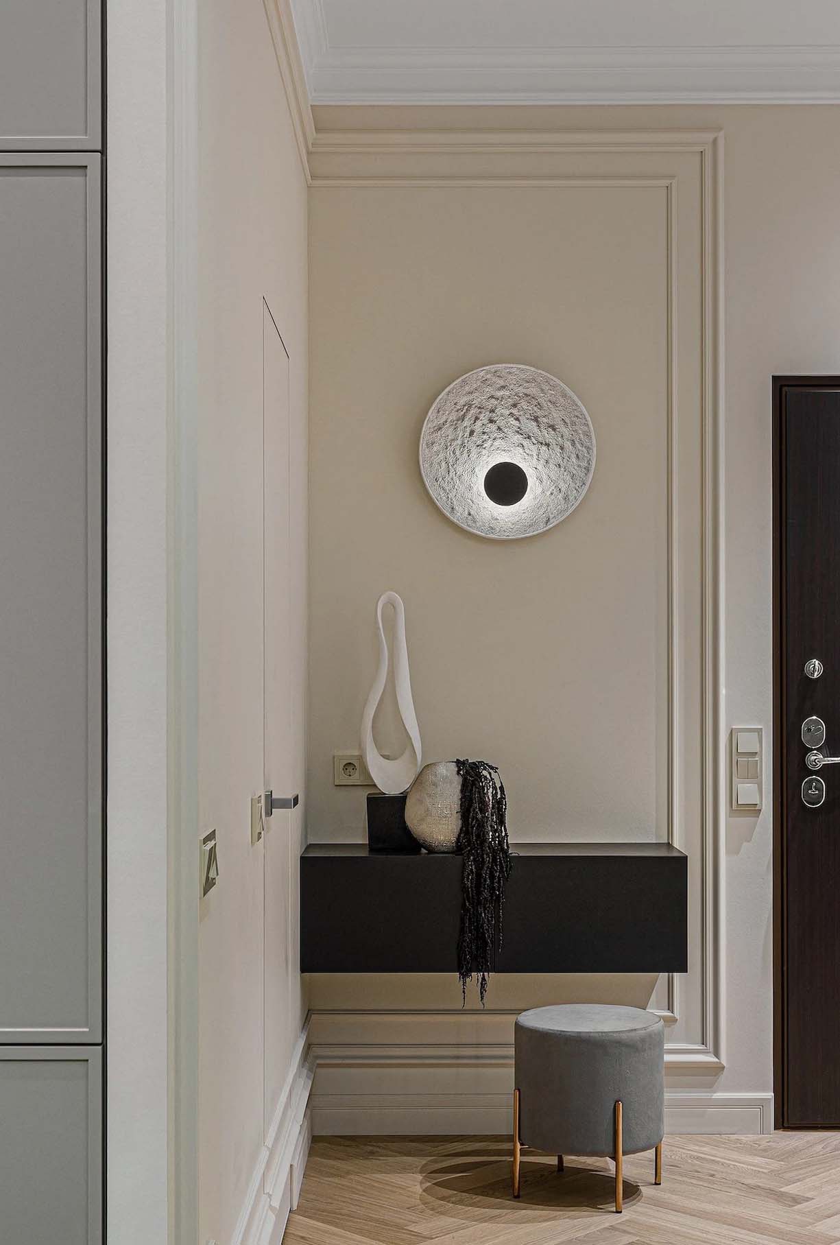 A nyugalom szigete: Kortárs elegancia és funkcionalitás fiatal nő 49 m2-es lakásában