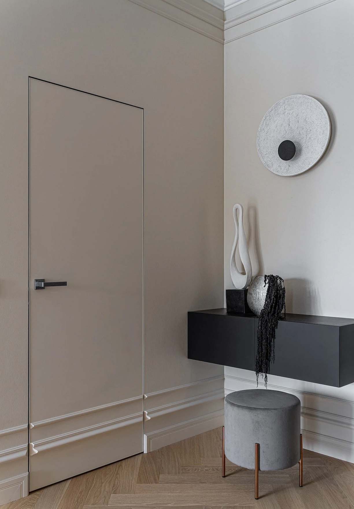 A nyugalom szigete: Kortárs elegancia és funkcionalitás fiatal nő 49 m2-es lakásában