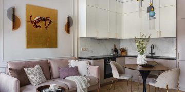 A nyugalom szigete: Kortárs elegancia és funkcionalitás fiatal nő 49 m2-es lakásában