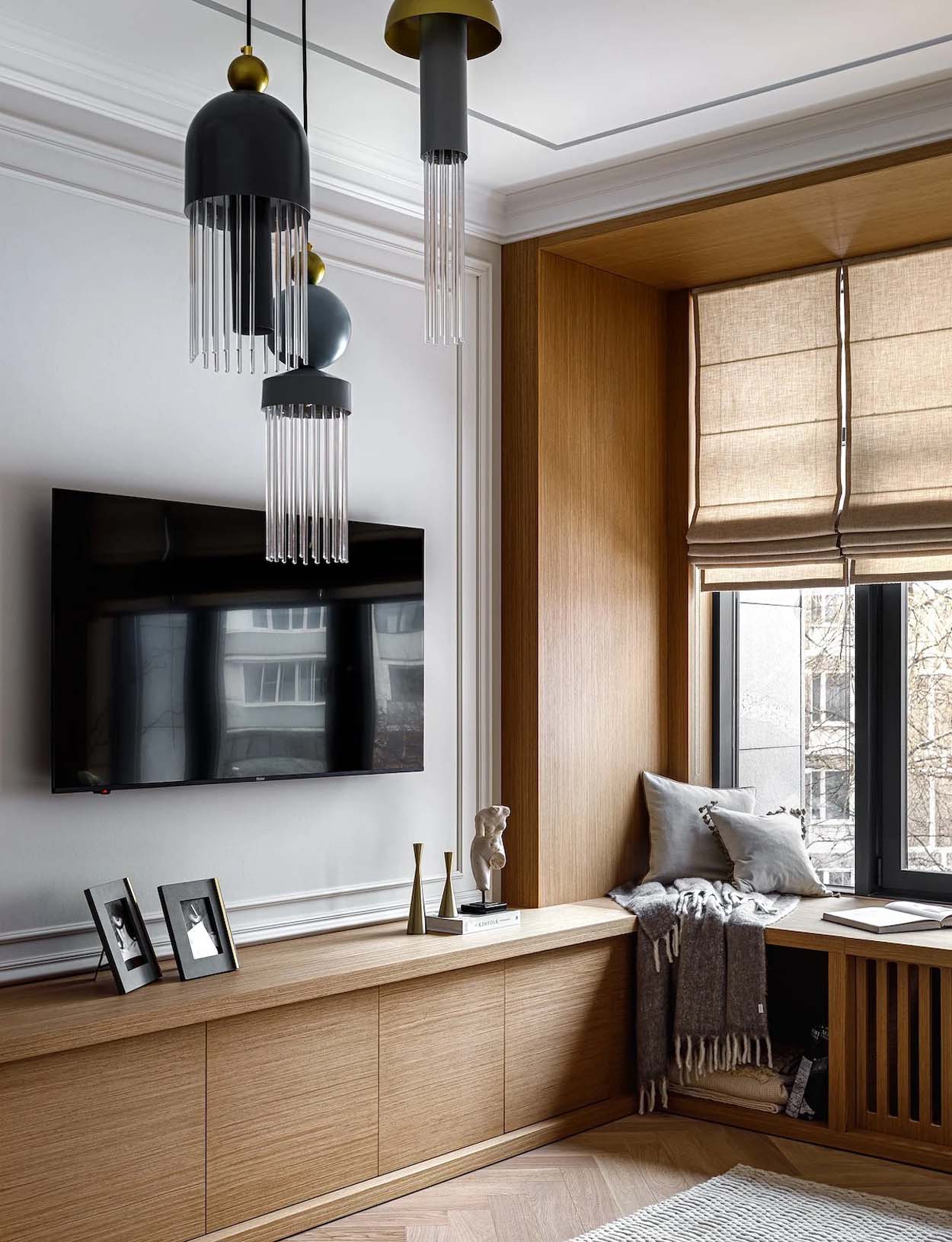 A nyugalom szigete: Kortárs elegancia és funkcionalitás fiatal nő 49 m2-es lakásában