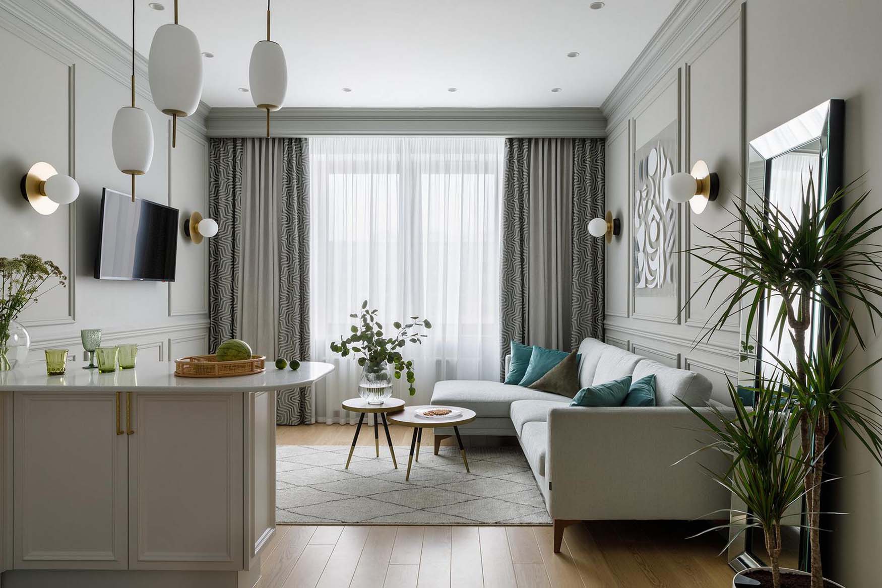 A semleges alapszínekkel is szép, de a hozzáadott színekkel varázslatos lett a lakás A semleges alapszínekkel is szép, de a hozzáadott színekkel varázslatos lett a lakás