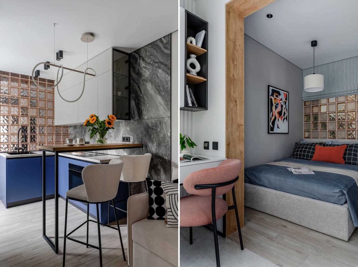 Sötét, keskeny garzonlakásból világos, funkcionális, kétotthon