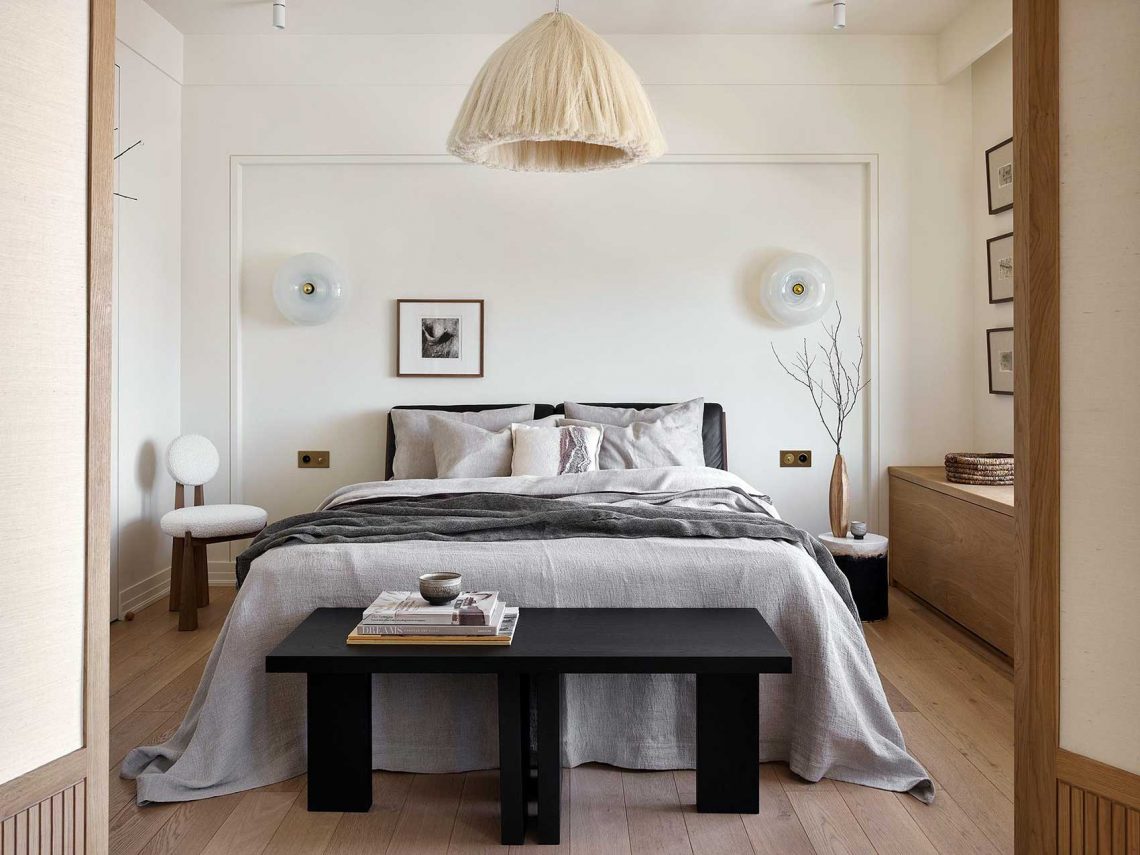 Törtfehér és természetes anyagok a pihentető környezetért