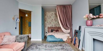 A 60-as évek bája egy felújított, 31 m2-es garzonban