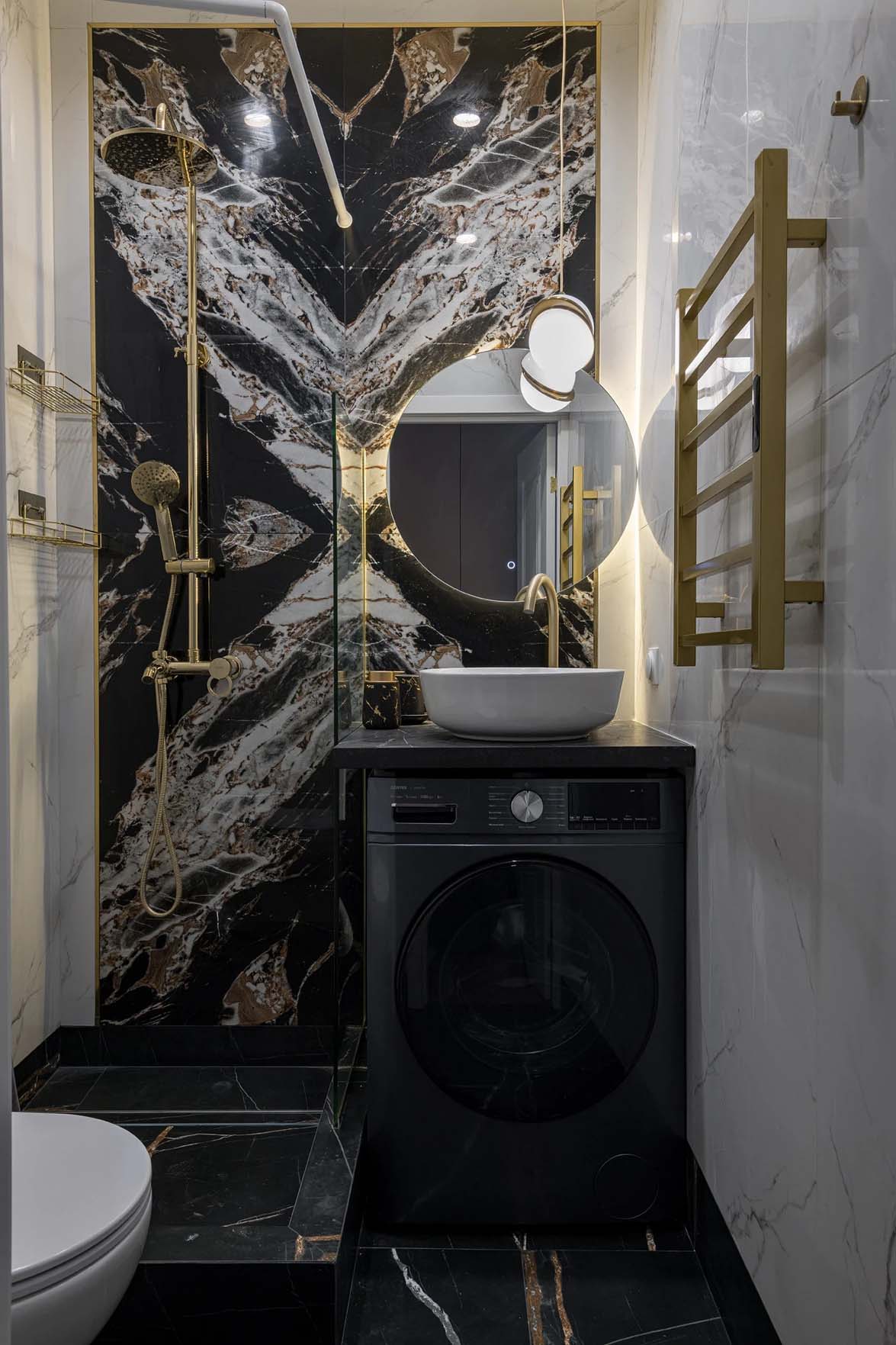 Egy lakosztály hangulatával rendezték be a kiadásra szánt kis lakást Egy lakosztály hangulatával rendezték be a kiadásra szánt kis lakást