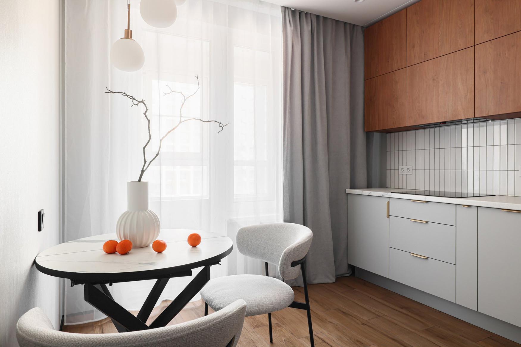 Modern, minimalizmusba hajló berendezés, monokróm enteriőr Modern, minimalizmusba hajló berendezés, monokróm enteriőr