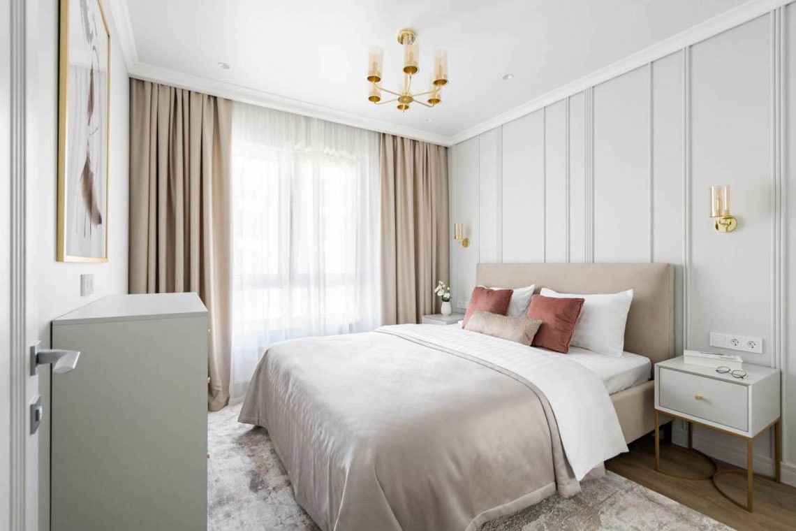 Finom szürke és világos pasztell színek: gyermekes párnak berendezett 54 m²-es lakás