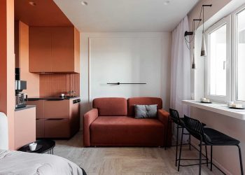 Funkcionális oázis egy fiatalnak 29 m2-en: kis lakás modern berendezése