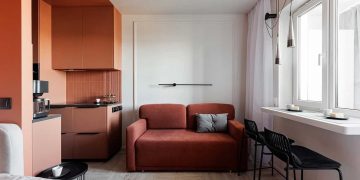 Funkcionális oázis egy fiatalnak 29 m2-en: kis lakás modern berendezése