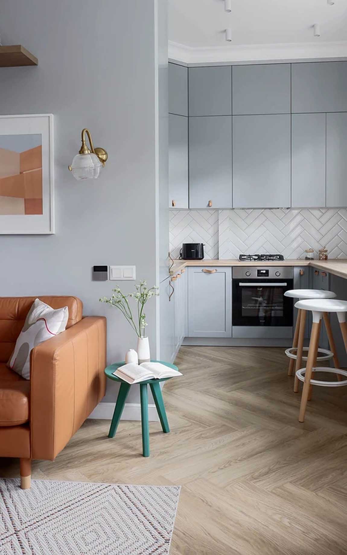 Nagy költségek nélkül igényes felújítás: házaspár 59 m2-es lakása Nagy költségek nélkül igényes felújítás: házaspár 59 m2-es lakása