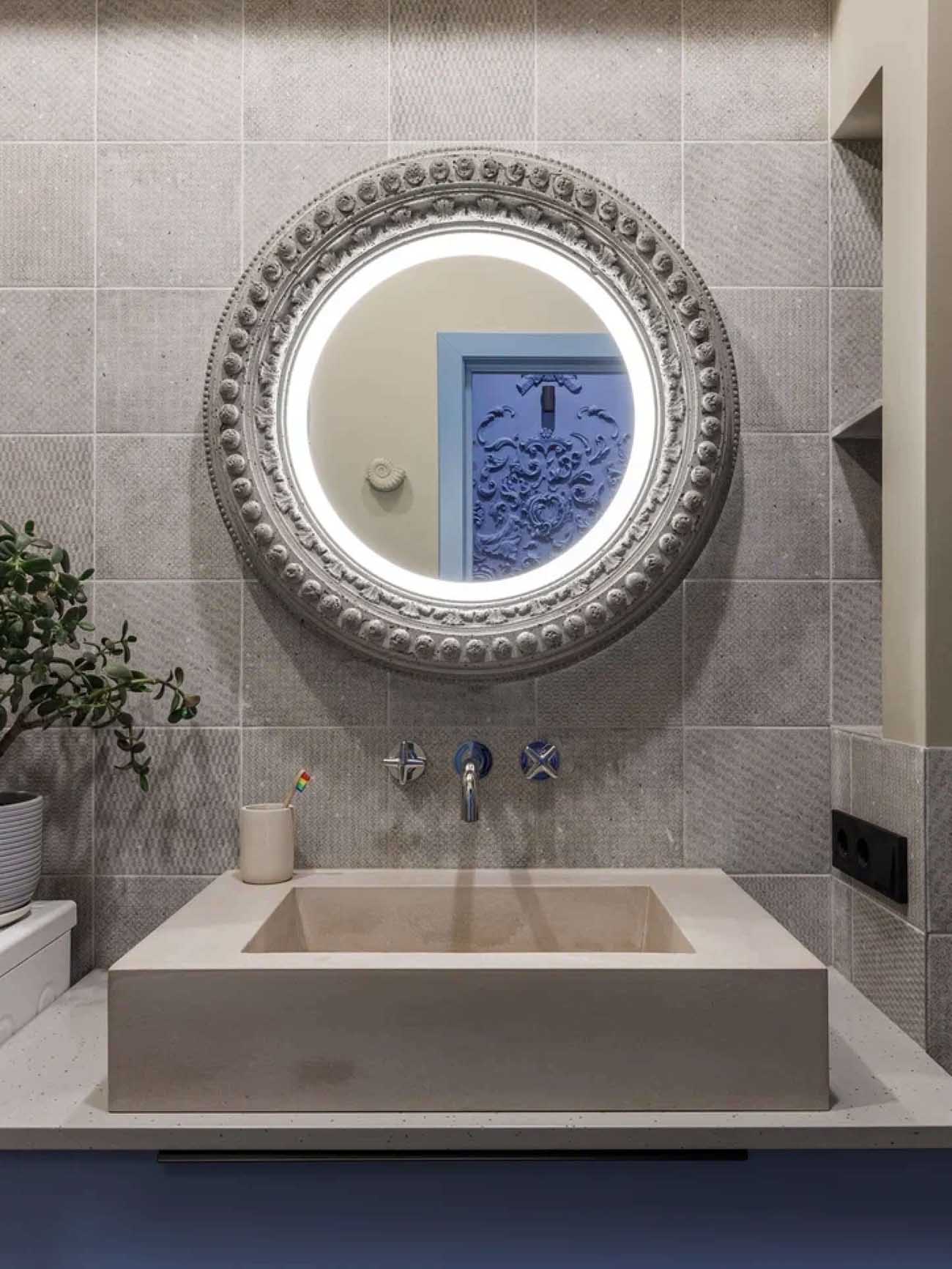 Beton, üvegtégla, nagy belmagasság és érdekes alaprajz 60m2-en Beton, üvegtégla, nagy belmagasság és érdekes alaprajz 60m2-en