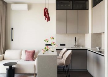 Minimalizmus lágy bézs és fa kombinációjával: értékálló berendezés 36 m2-en