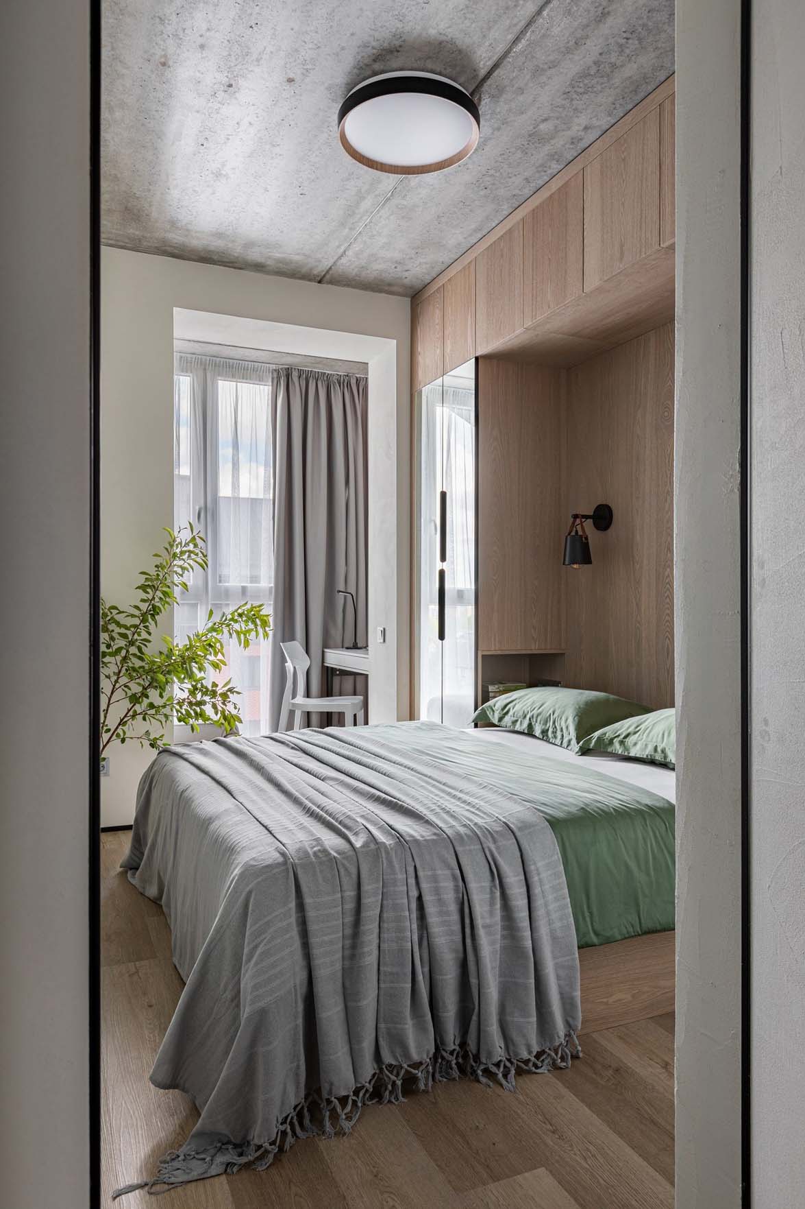 Modern ipari stílusban újította fel a házaspár a 30 m2-es lakást