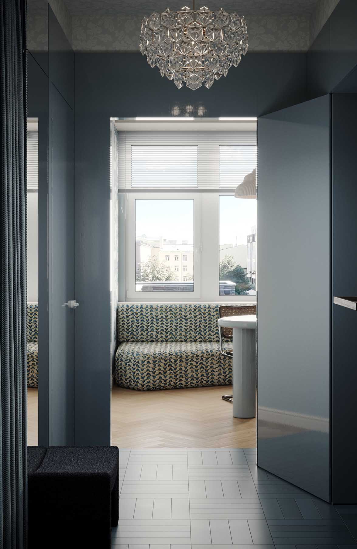 Nagymamától örökölt tárgyak is helyet kaptak a 40 m2-es lakásban Nagymamától örökölt tárgyak is helyet kaptak a 40 m2-es lakásban