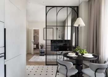 Nosztalgia és egy csipetnyi retró: 44 m2-es lakás felújítása