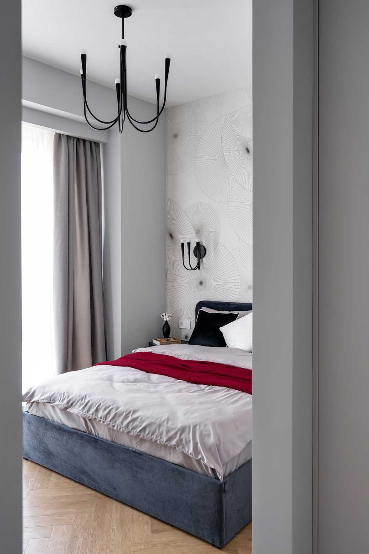 Üzletasszony modern lakása szokatlan konyha kialakítással, 45 m2 Üzletasszony modern lakása szokatlan konyha kialakítással, 45 m2