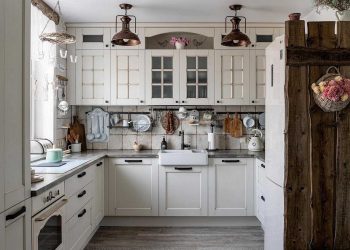 Vidéki életérzés városi lakásban: farmhouse stílus és kreatív ötletek, 82 m2