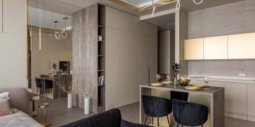 A visszafogott luxus koncepciójával rendezték be a kis lakást