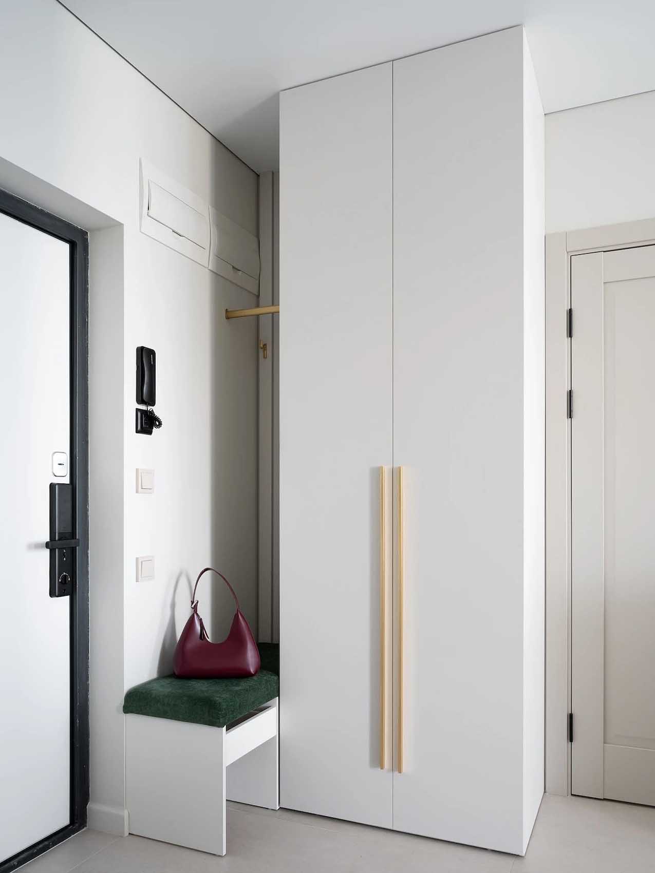 Vízparti lakóparkban, nyaralásokhoz vásárolt 44 m2-es lakás berendezése Vízparti lakóparkban, nyaralásokhoz vásárolt 44 m2-es lakás berendezése