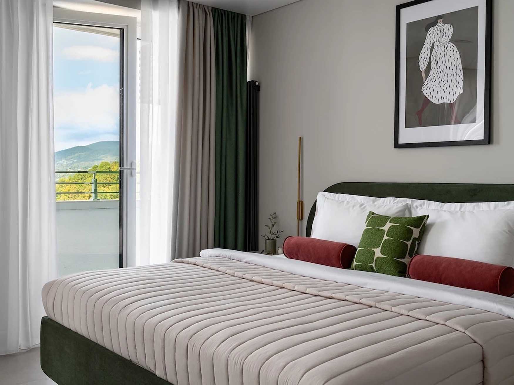 Vízparti lakóparkban, nyaralásokhoz vásárolt 44 m2-es lakás berendezése Vízparti lakóparkban, nyaralásokhoz vásárolt 44 m2-es lakás berendezése