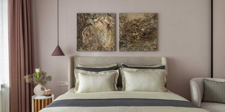 Hálószoba szín: Púderes Rózsaszín és Mályva