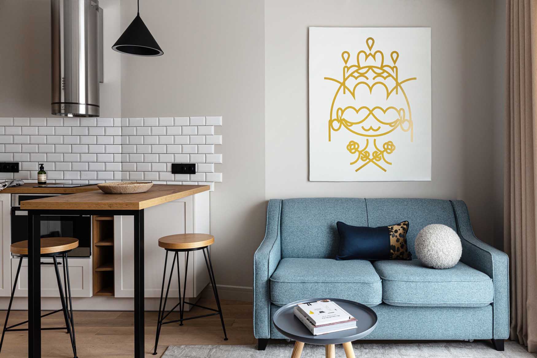 Könnyed, nyitott elrendezés egyedül élő férfinak: 32 m2-es lakás új lakóparkban Könnyed, nyitott elrendezés egyedül élő férfinak: 32 m2-es lakás új lakóparkban