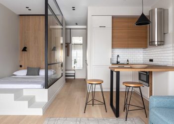 Könnyed, nyitott elrendezés egyedül élő férfinak: 32 m2-es lakás új lakóparkban