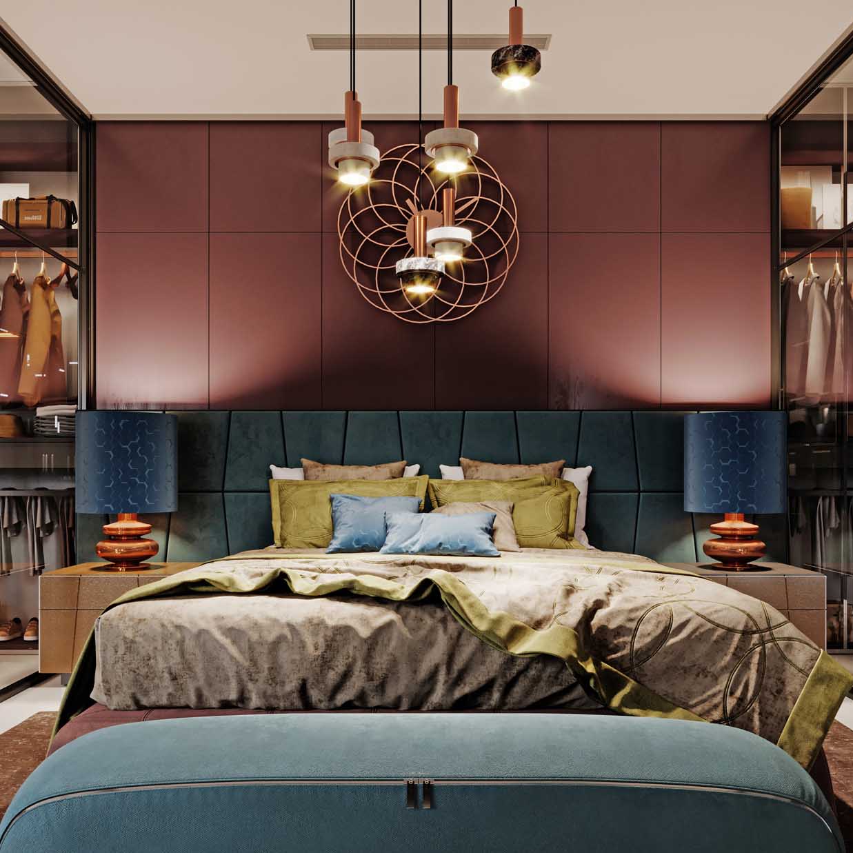 Divatos de kényelmetlen hálószobai megoldások