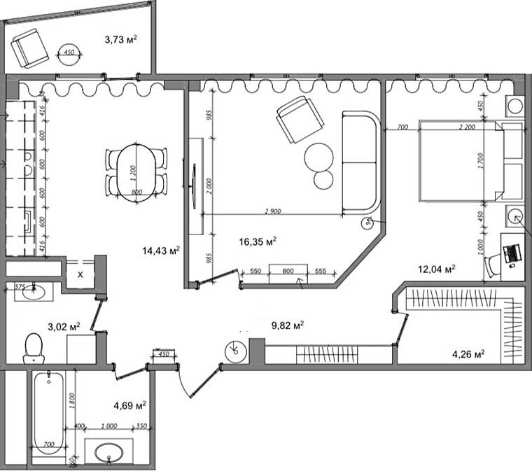 Felújítás alacsony költségvetéssel 65 m2-es lakásban Felújítás alacsony költségvetéssel 65 m2-es lakásban