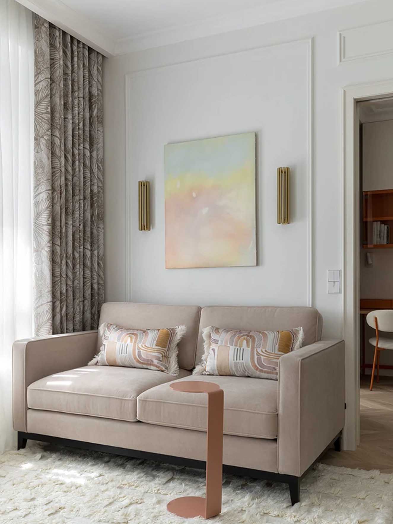 Férfi lakása, hölgyek otthonára jellemző könnyedség és melegség 41 m2-en Férfi lakása, hölgyek otthonára jellemző könnyedség és melegség 41 m2-en