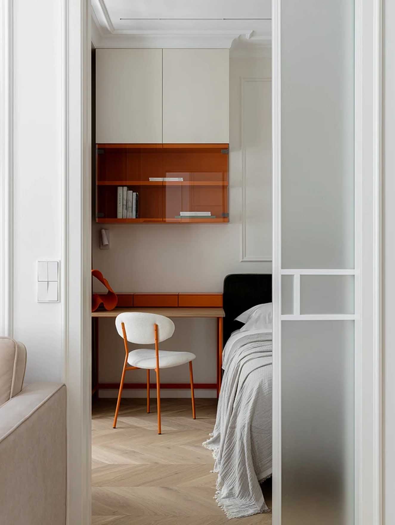 Férfi lakása, hölgyek otthonára jellemző könnyedség és melegség 41 m2-en Férfi lakása, hölgyek otthonára jellemző könnyedség és melegség 41 m2-en