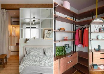 Gardrób kis lakásban: 5 elleshető példa átgondolt megoldásokkal