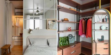 Gardrób kis lakásban: 5 elleshető példa átgondolt megoldásokkal