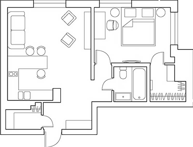 Grafitszürke és betonhatású dekorvakolat: férfias minimalista otthon Grafitszürke és betonhatású dekorvakolat: férfias minimalista otthon