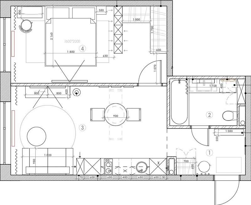 Gyors felújítás és berendezés költséghatékony megoldásokkal, 42 m2-en Gyors felújítás és berendezés költséghatékony megoldásokkal, 42 m2-en