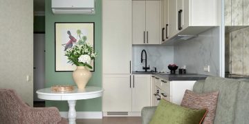 Modern klasszikus berendezés angolos hangulattal