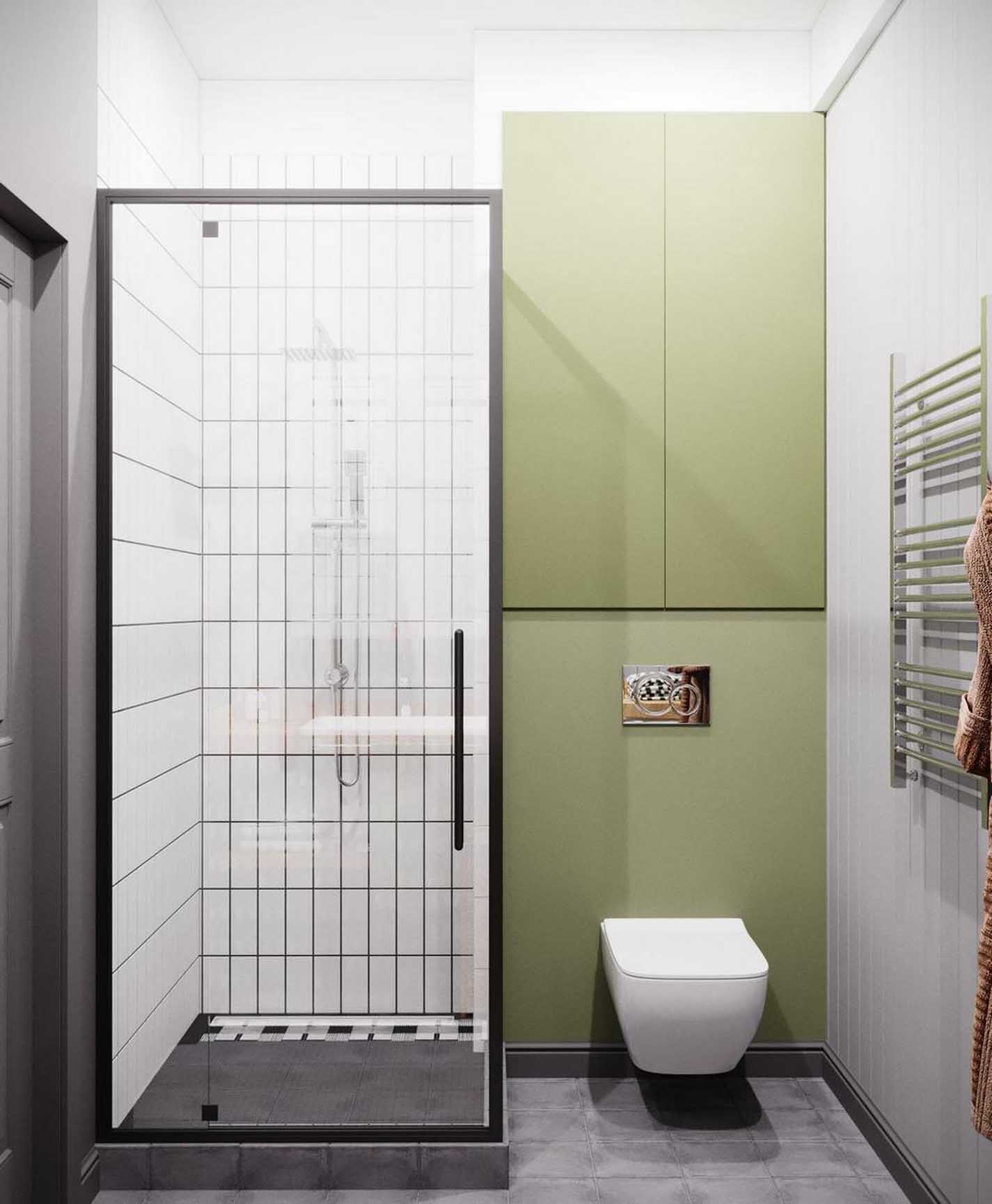 Kis lakás, bátor térszervezés és letisztult design