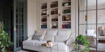 Klasszikus polgári lakás, természetközeli elegancia