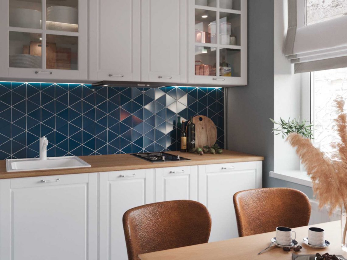 Multifunkcionális bútorok és zónák, skandináv letisztultság 47 m2-en