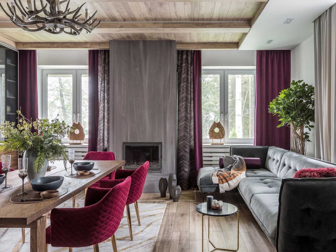 A víkendház modern chalet hangulatú otthonná alakult át