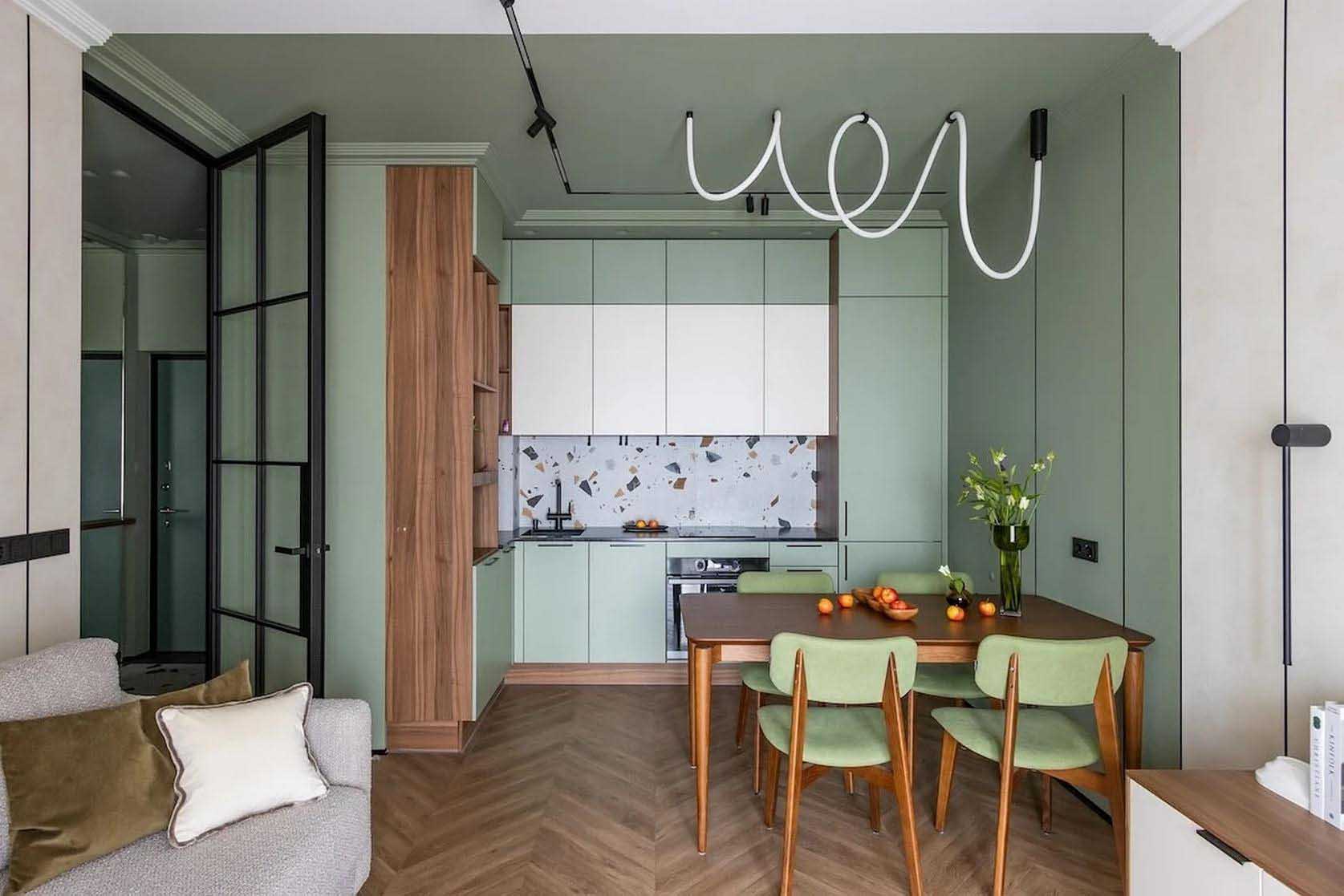 A lányuk jövőbeni otthonát rendezte be a házaspár: A pisztácia hűvös eleganciája 46 m2-en A lányuk jövőbeni otthonát rendezte be a házaspár: A pisztácia hűvös eleganciája 46 m2-en