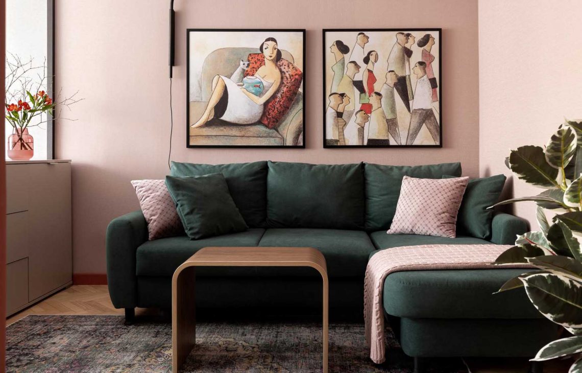 Színek és költséghatékony megoldások: felújítás 47 m2-en