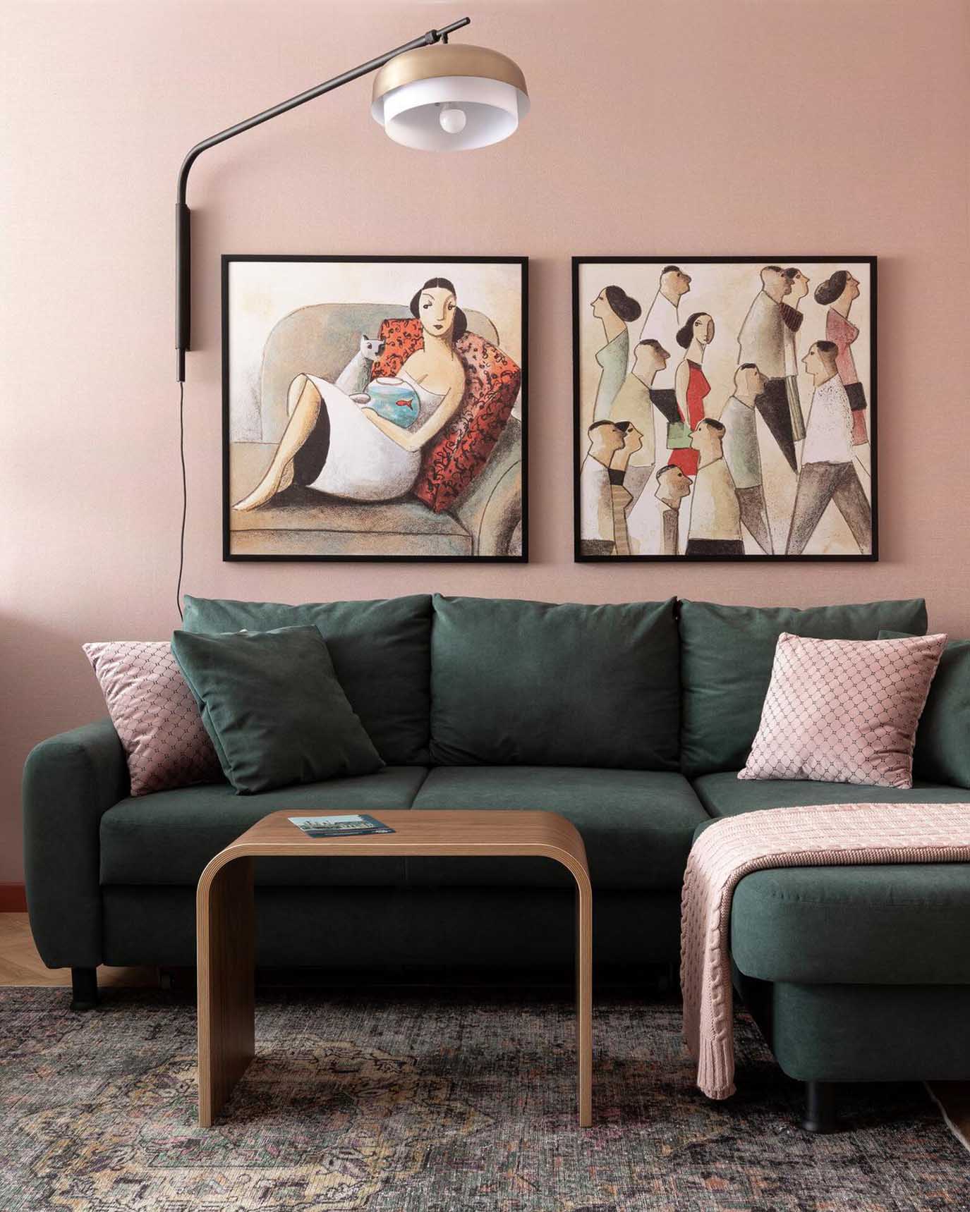 Színek és költséghatékony megoldások: felújítás 47 m2-en Színek és költséghatékony megoldások: felújítás 47 m2-en