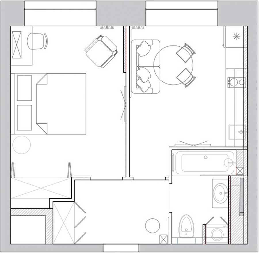Bauhaus stílusjegyek, hűvös tónusok és élénk kontrasztok Bauhaus stílusjegyek, hűvös tónusok és élénk kontrasztok